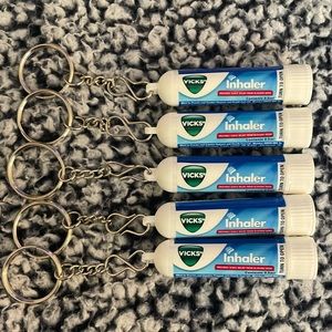 VICKS Inhaler Provides Quick Relief from Blocked Nose, Pack of 5